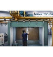 Down Draft Water Wash Spray Paint Booth – Full Downdraft Wet Filtration Booth, 100% Overspray Capture, Stainless Steel Tank, Automated Sludge Skimming for Superior Paint Finish Quality